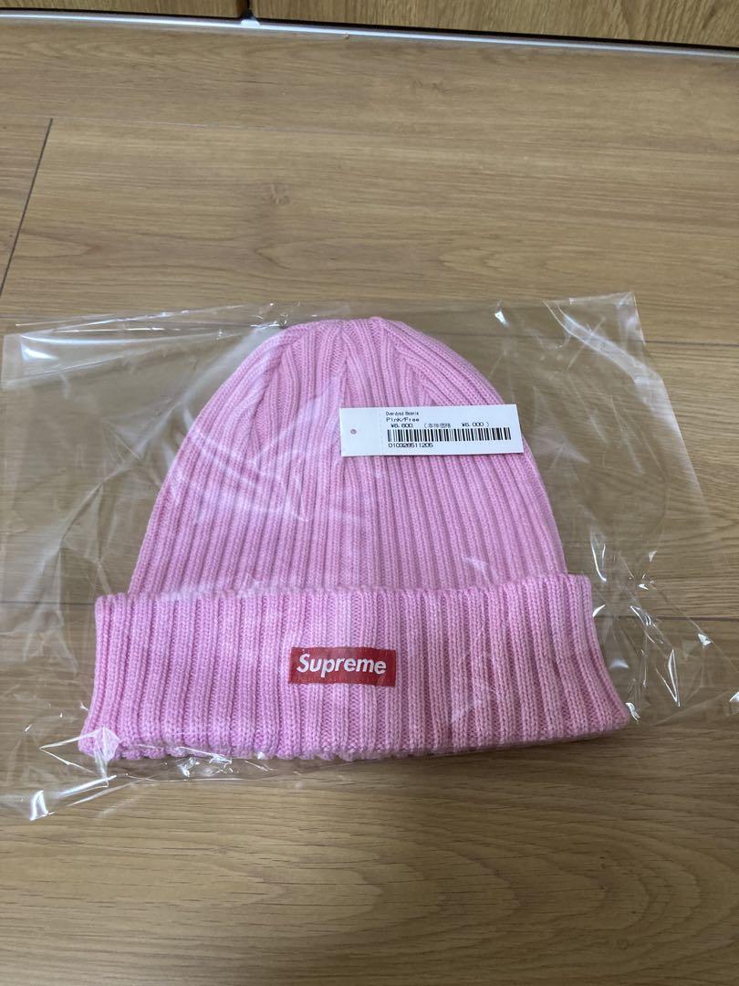 新品!送料込!Supreme Overdyed Beanie ピンク