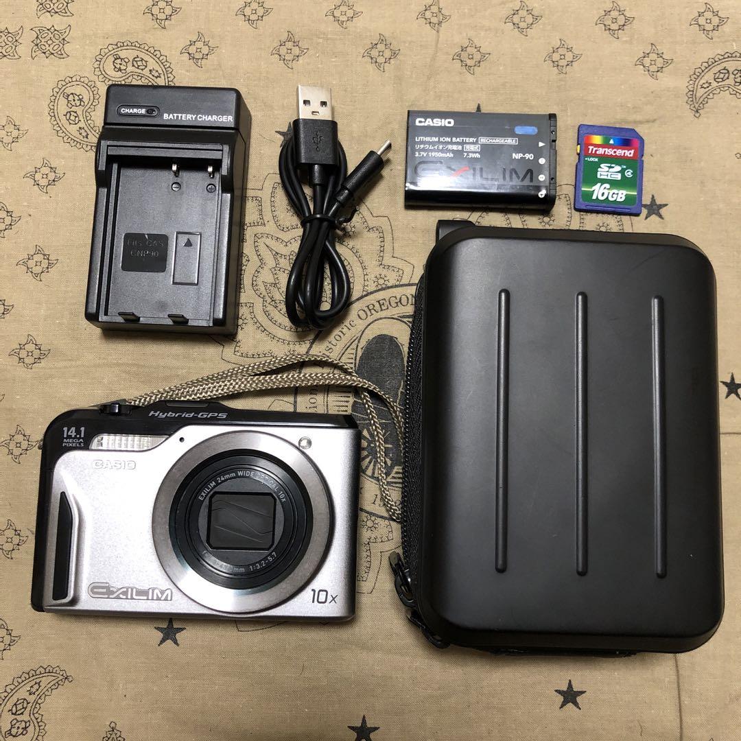 美品 CASIO EXILIM EX-H20G GPS機能付 デジカメ コンデジ