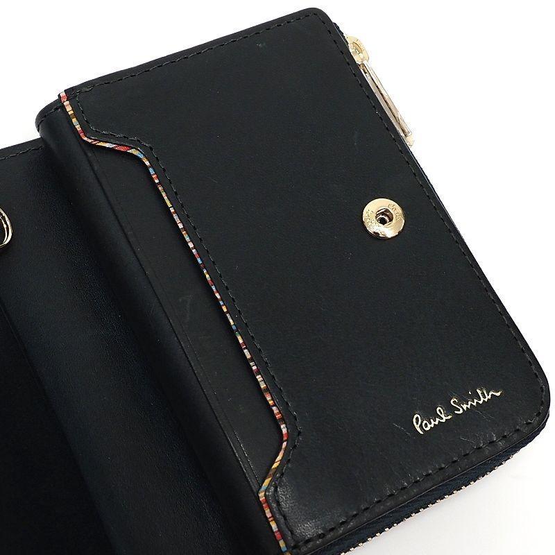 E06306 未使用品 Paul Smith レザーコインケース ダークグリーン