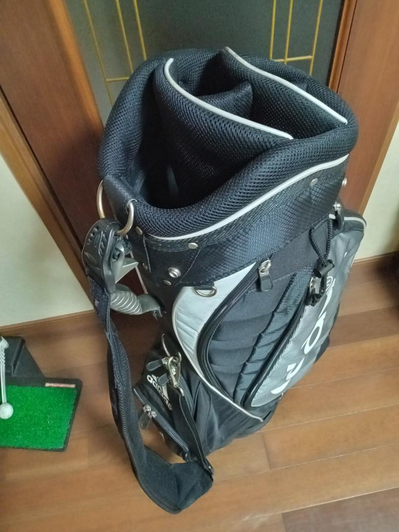 【なるさん様お値下げ依頼品】★adidas★軽量ナイロン★キャディバッグ★9型★