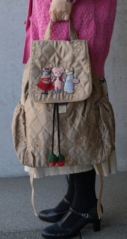アイテム入荷! ♥ tamaoworld キルティング バックパック リュックtamao world