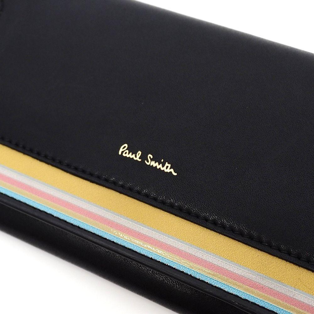 【だ】 新品未使用 財布　シグネチャーストライプ Paul Smith Paul Smith ポールスミス 財布 二つ折財布 シグネチャー