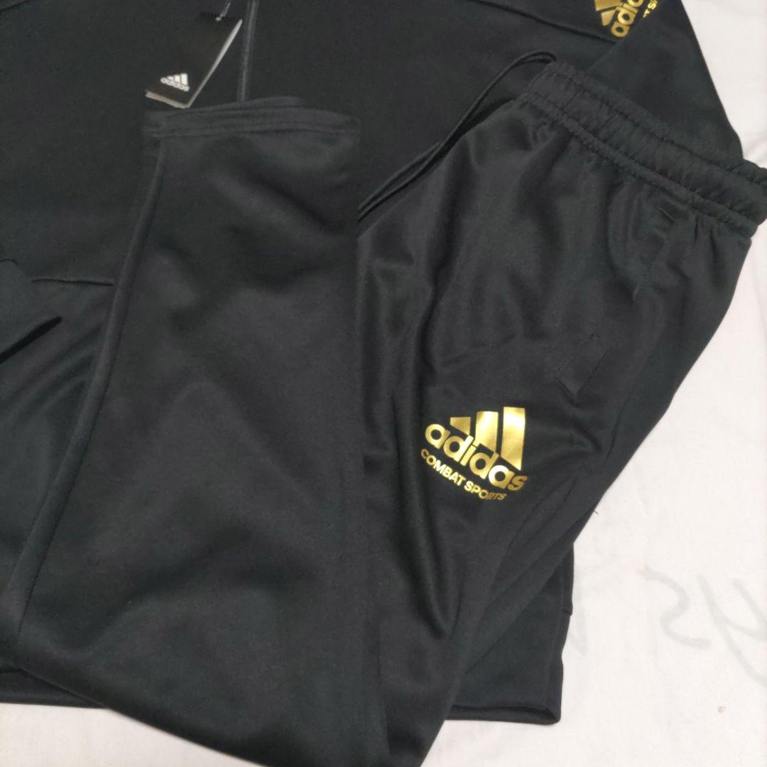 新品　adidas　アディダス　メンズ　ジャージ　上下　ゴールド　XLサイズ
