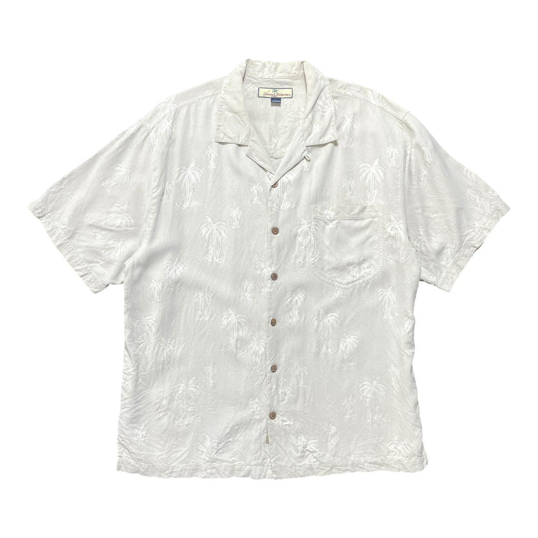 USA 古着 Tommy Bahama トミーバハマ シルク 開襟 アロハシャツ
