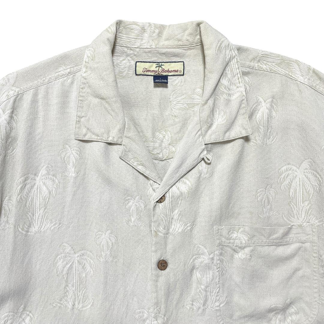 USA 古着 Tommy Bahama トミーバハマ シルク 開襟 アロハシャツ