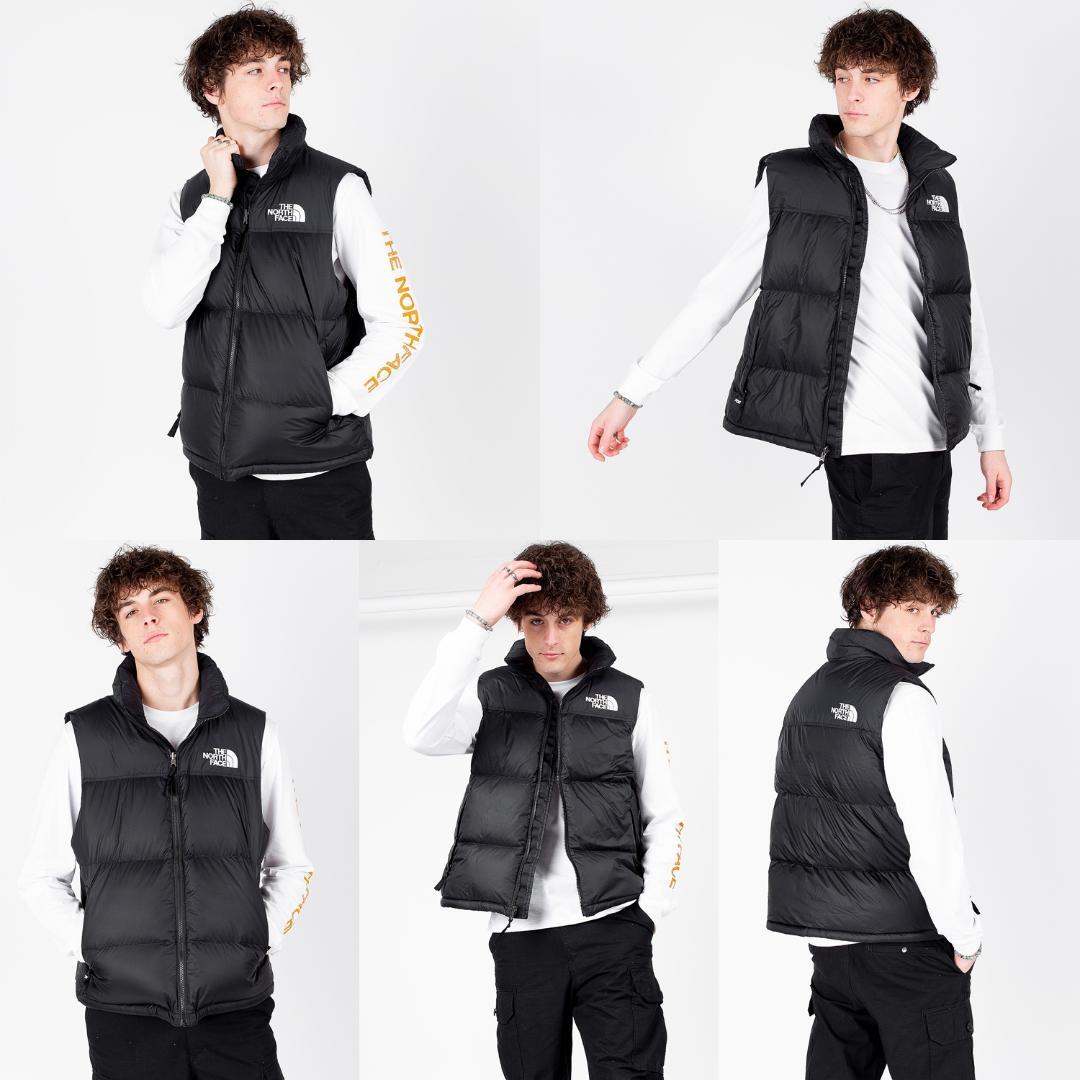 XS 1996 RETRO NUPTSE ダウンベスト ノースフェイス 黒 新品 画像3