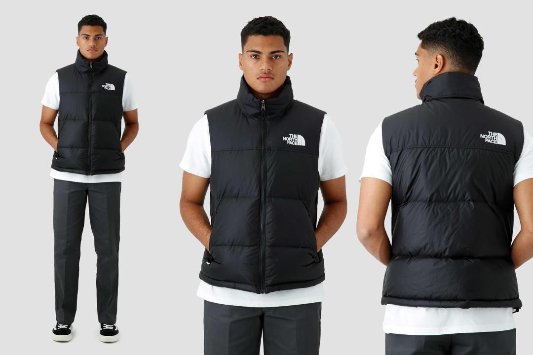 XS 1996 RETRO NUPTSE ダウンベスト ノースフェイス 黒 新品 画像5