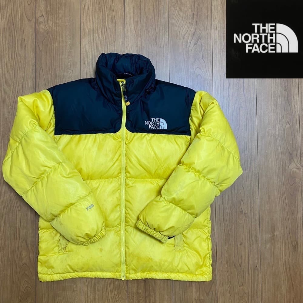【ラスト１点】ヌプシ　ダウンジャケット　イエロー　メンズ　M
