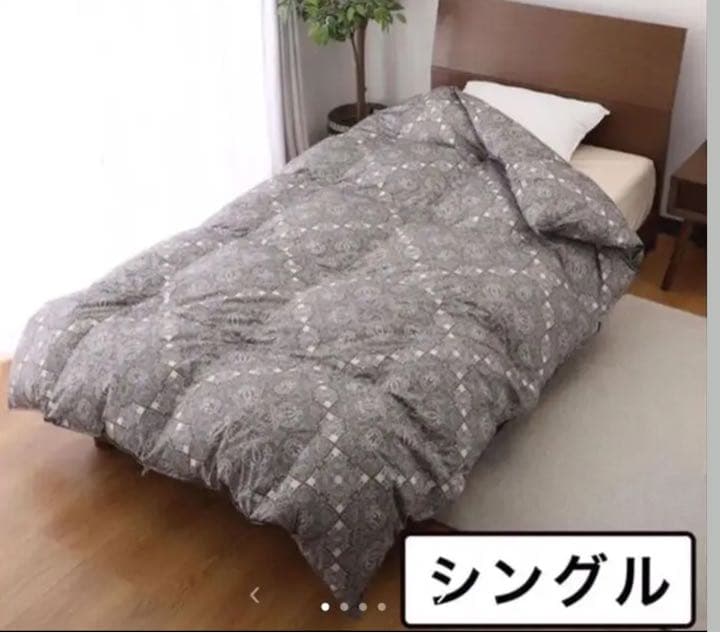 送料0円】 モリリン ＜シングル＞ ラベル付 ライト羽毛ふとん ホワイト