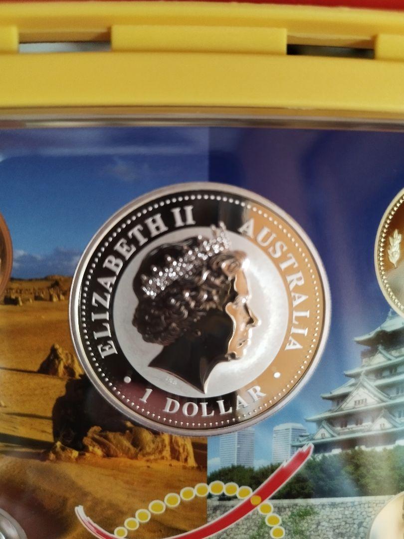ト*ト様 2006年オーストラリア-日本交流年1ドル銀貨　セット出し