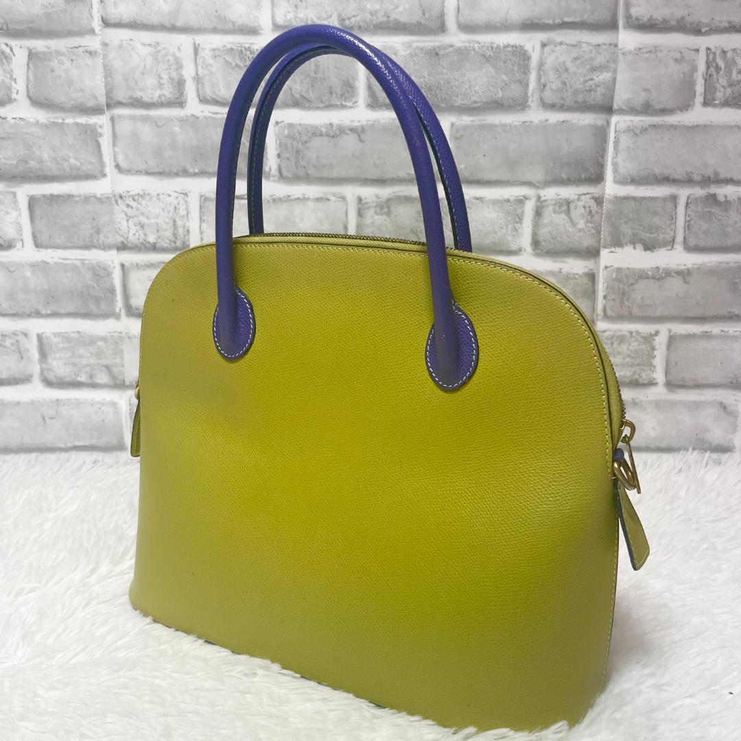 年末のプロモーション特価！ セリーヌ CELINE バイカラー レザー MC96 ハンドバッグ ボリード バッグ