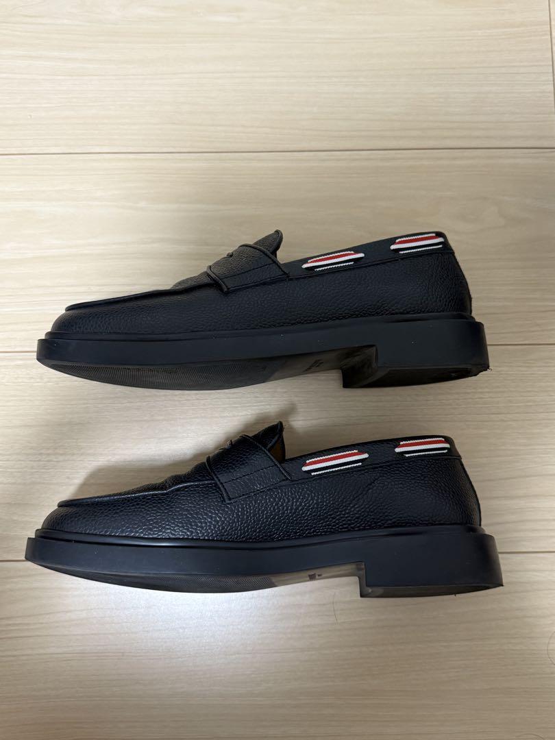 Thom Browne ベニーバー ローファー 黒　42ハーフ Thom Browne ベニーバー ローファー黒 42 - メルカリ