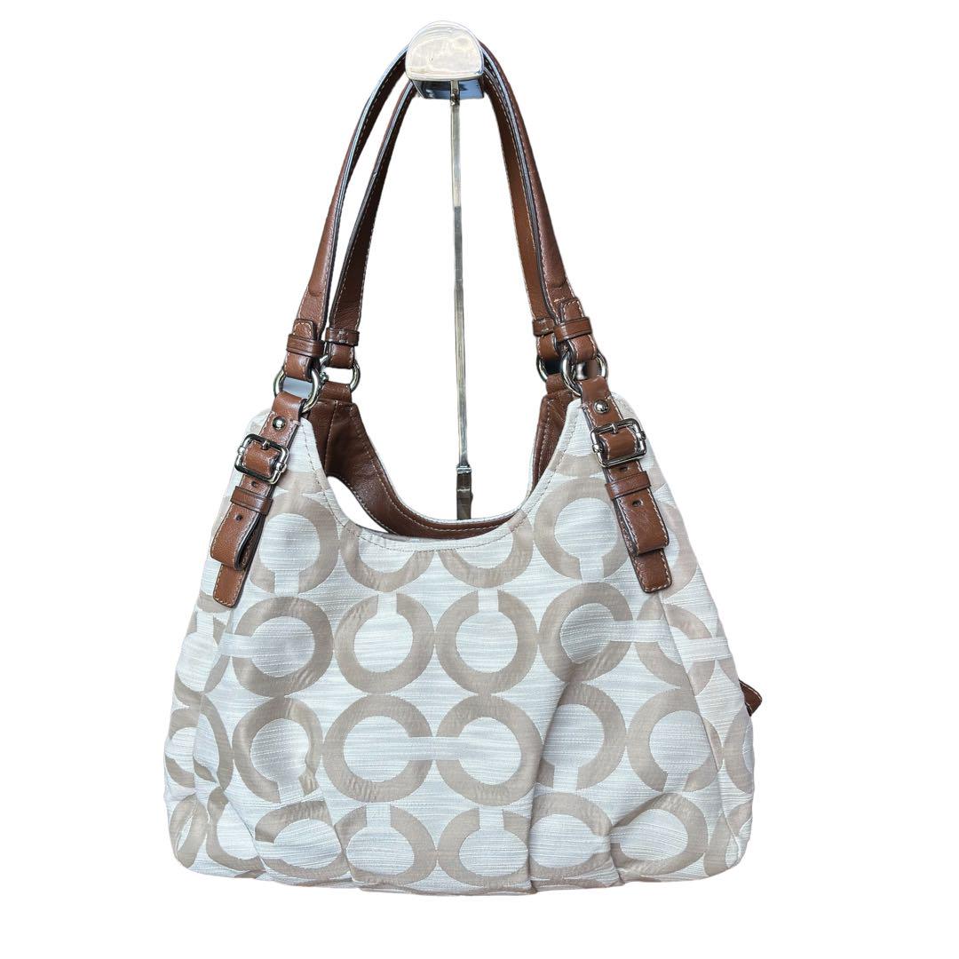【限定セール！】 美品 COACH コーチ イーディー トートバッグ シグネチャー バッグ