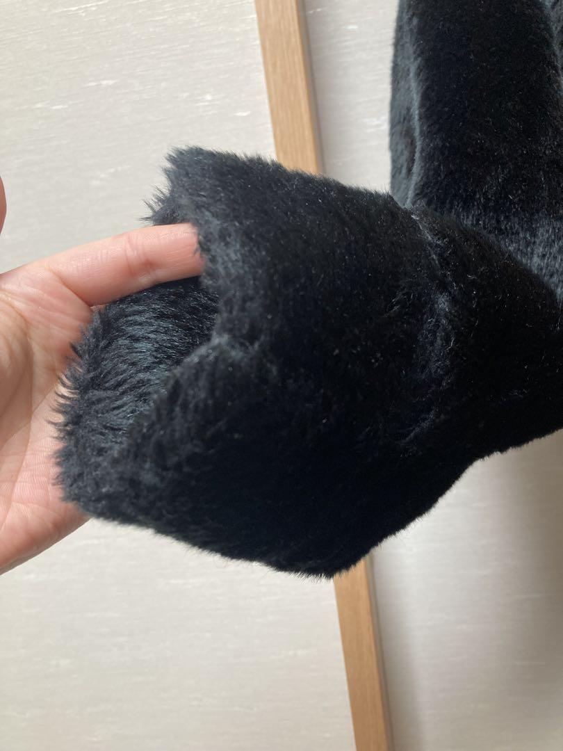 美品 セックスポットリベンジ ボアパーカー かぶり ハーフジップ