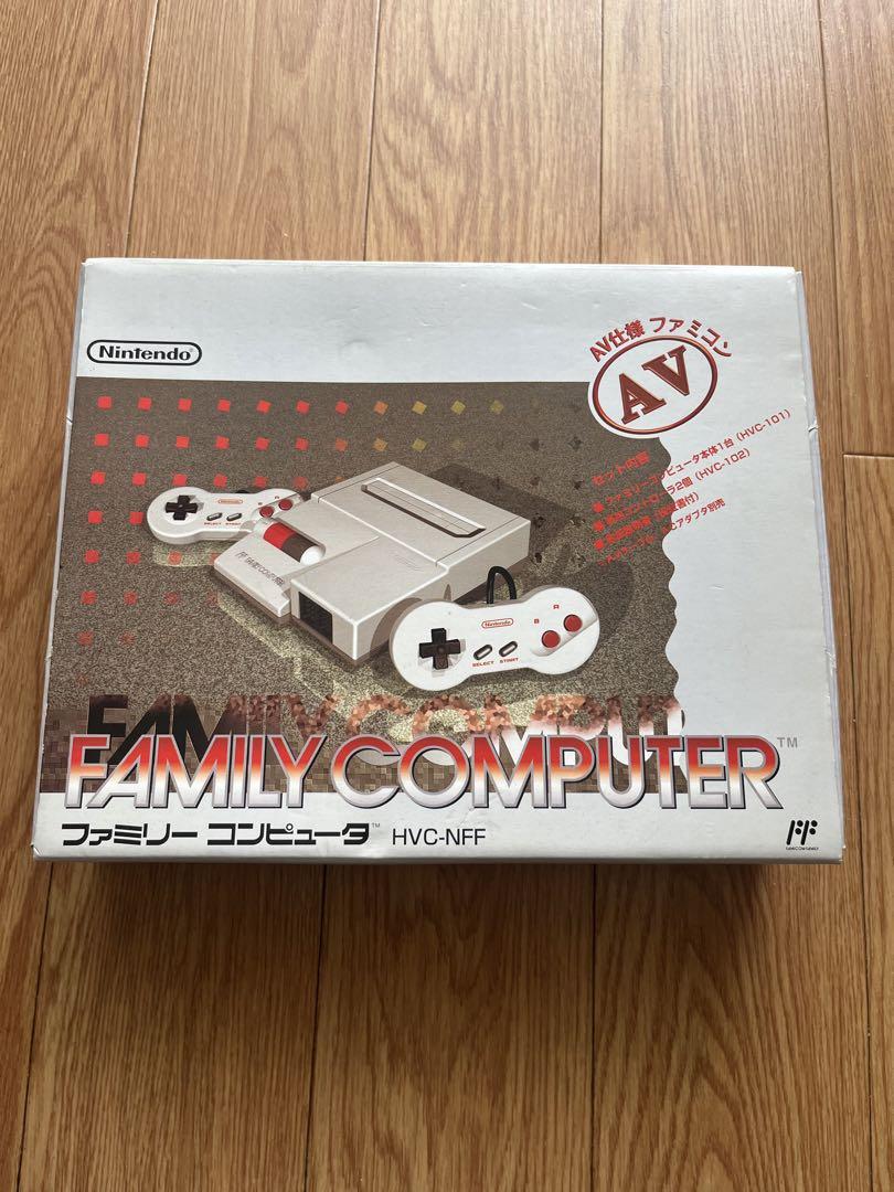 ニューファミコン箱付き（Nintendo 旧世代ゲーム機本体 HVC-NFF）