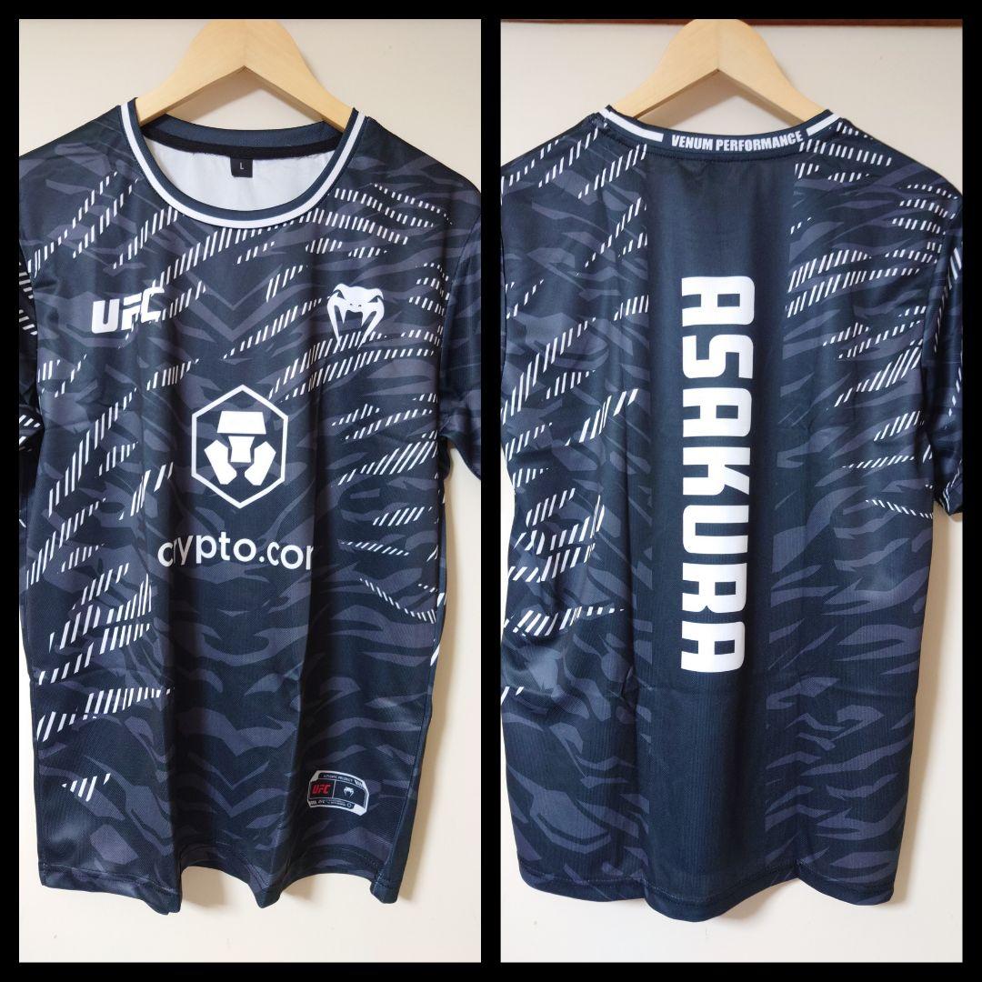 ​【新品未使用】朝倉海 UFCファイトナイトシャツ Lサイズ