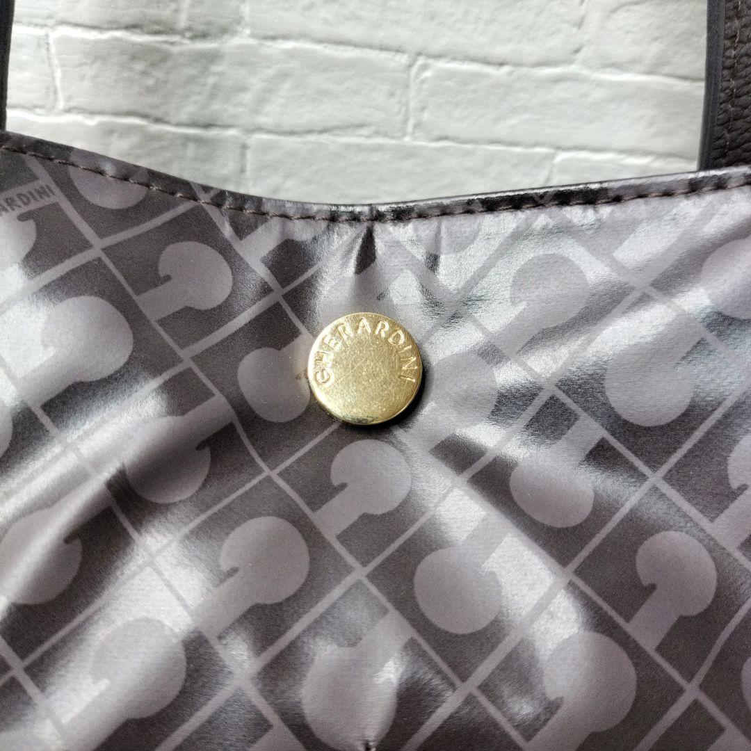 【美品】ゲラルディーニ ソフティ ハンドバッグ ショルダーバッグ 2way 茶色