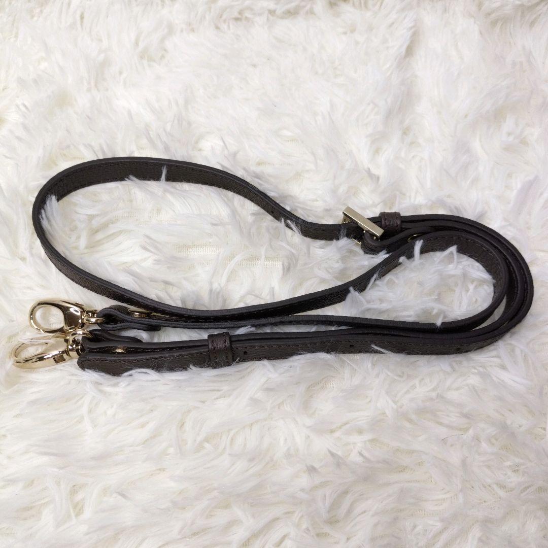 【美品】ゲラルディーニ ソフティ ハンドバッグ ショルダーバッグ 2way 茶色