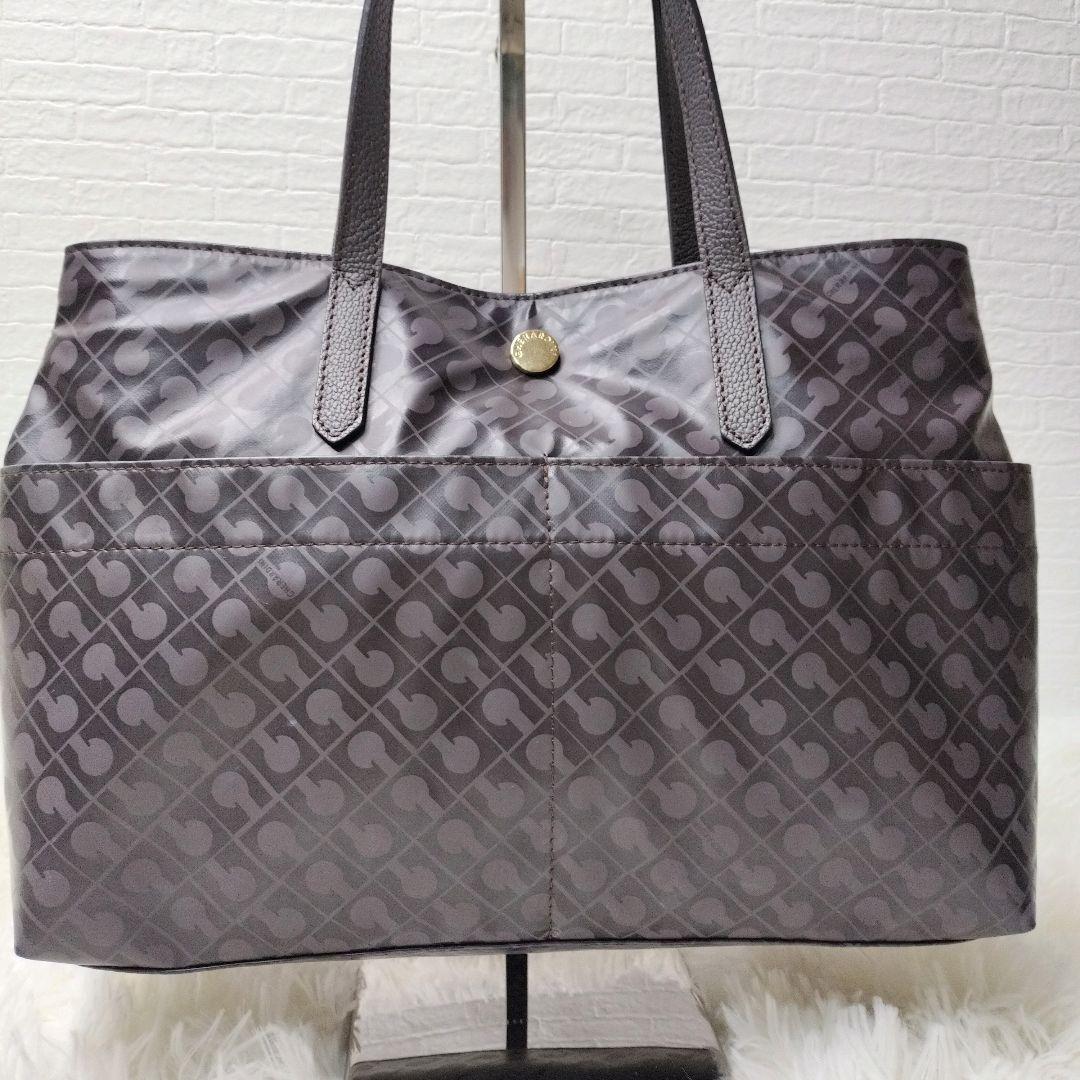 【美品】ゲラルディーニ ソフティ ハンドバッグ ショルダーバッグ 2way 茶色