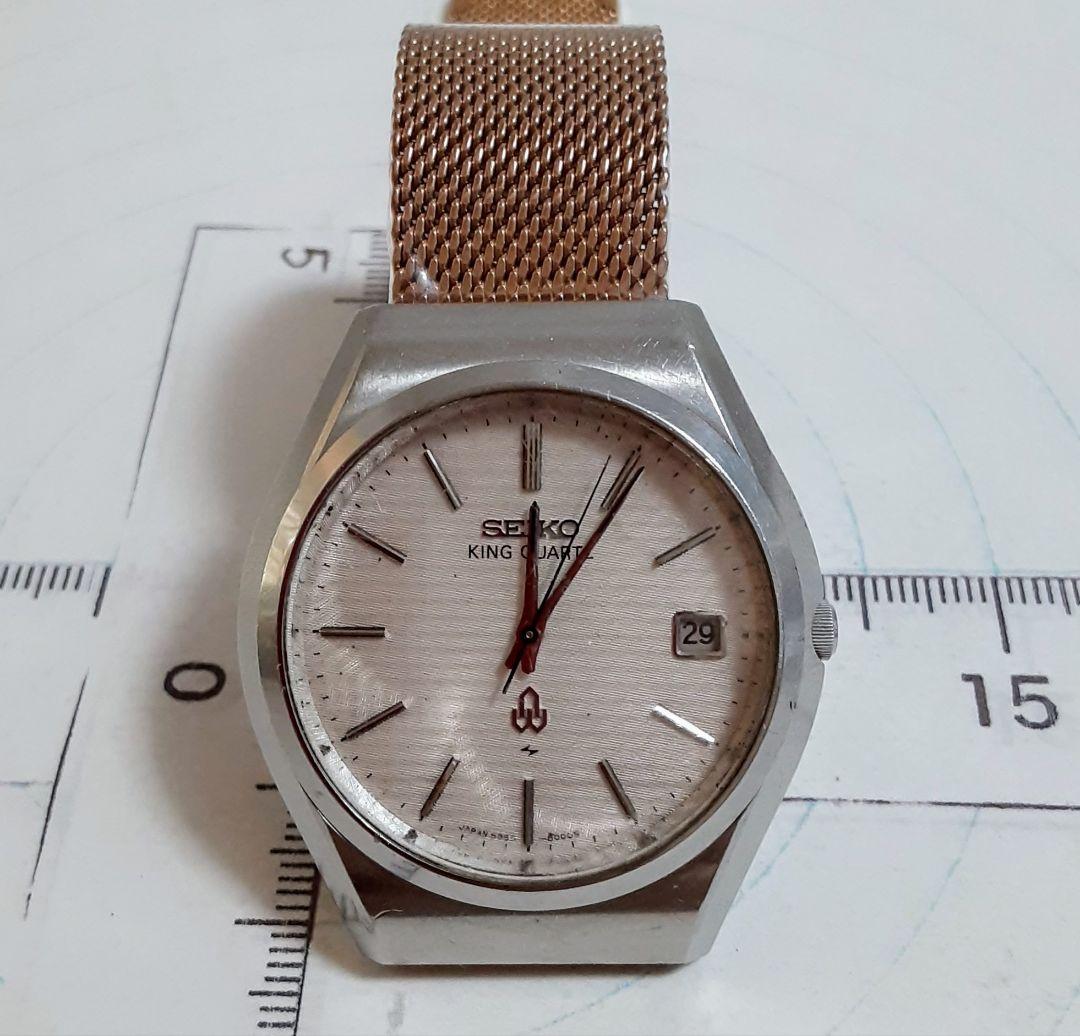 SEIKO - 稼働 SEIKO KING QUARTZ 腕時計 ヴィンテージ 1761の