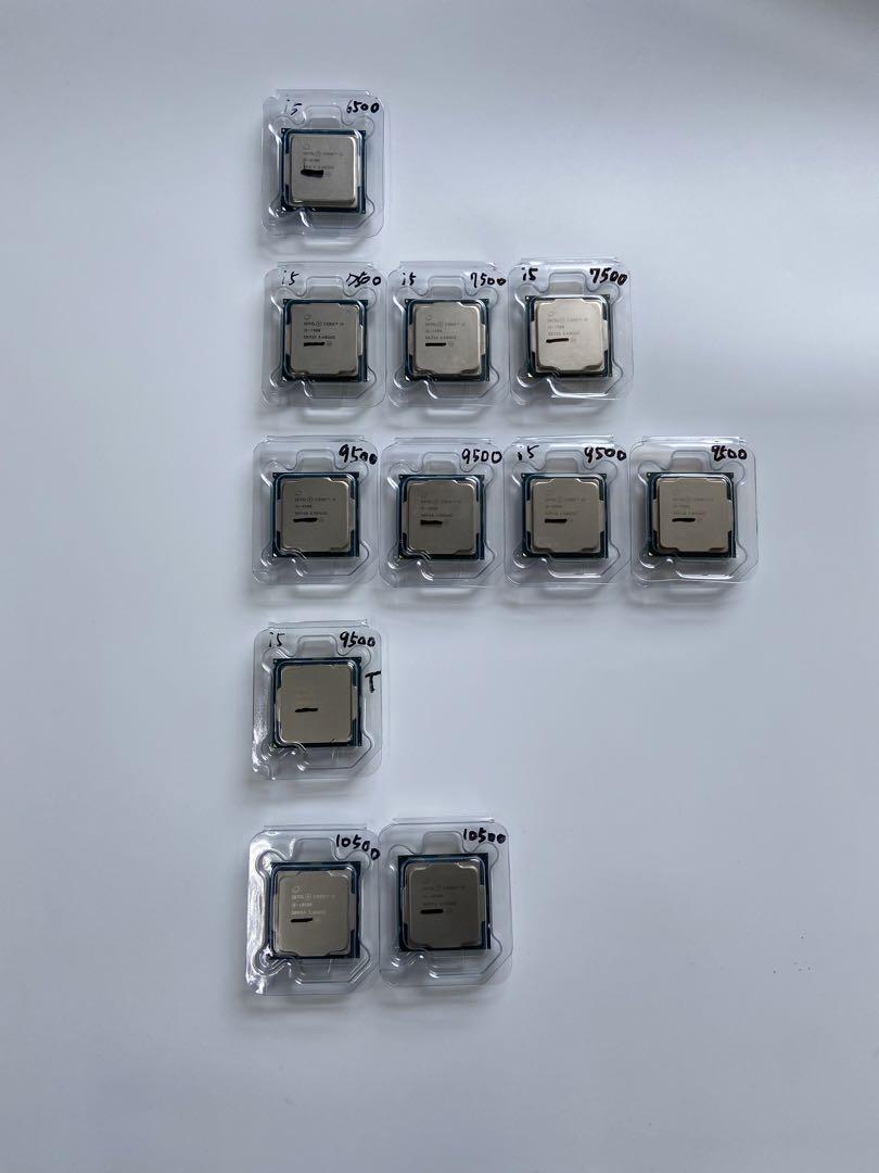 CPU INTEL CORE i5 系 5種 合計11枚 10500他 ジャンク