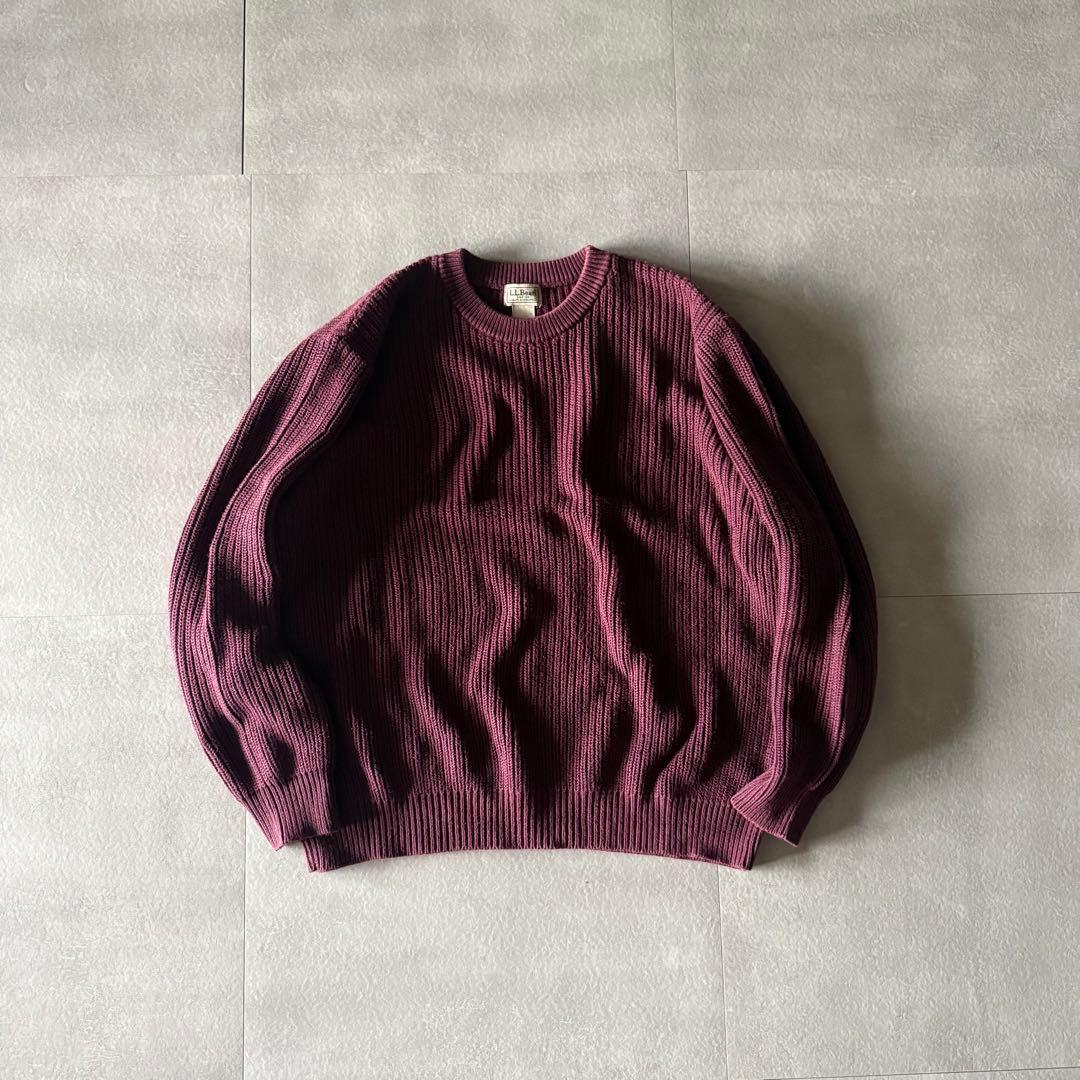 L.L.bean cotton knitXL LL L.L.Bean