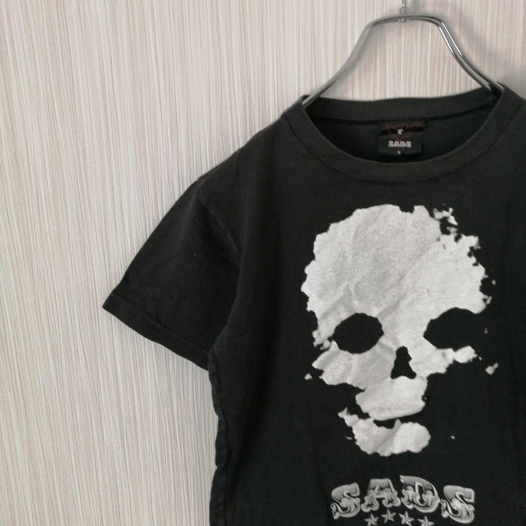 SADS　Tシャツ　半袖　ドクロ　メンズ