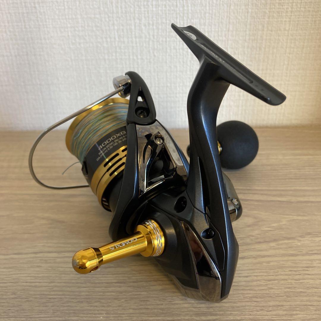22サハラ4000XG　スピニングリール　ショアジギング　ナスキー　セドナ