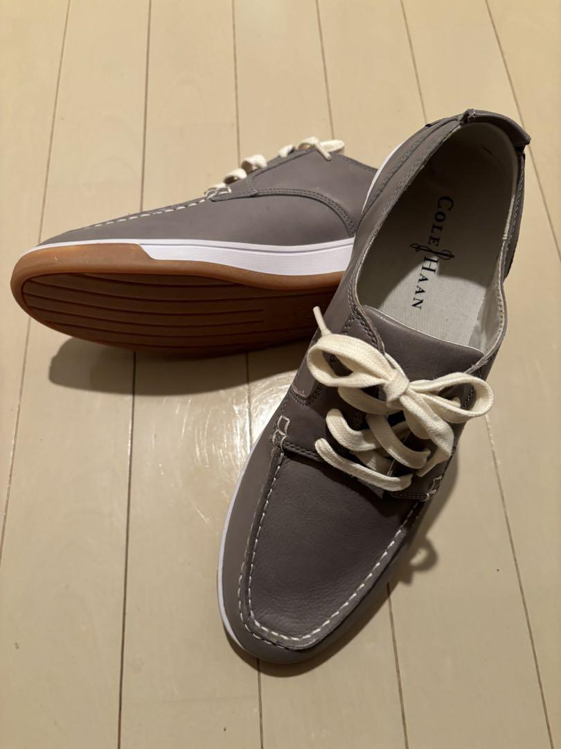 Cole Haan グレー レザー ローカットシューズ