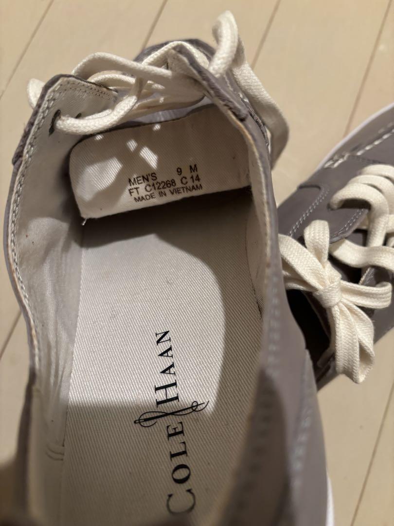 Cole Haan グレー レザー ローカットシューズ