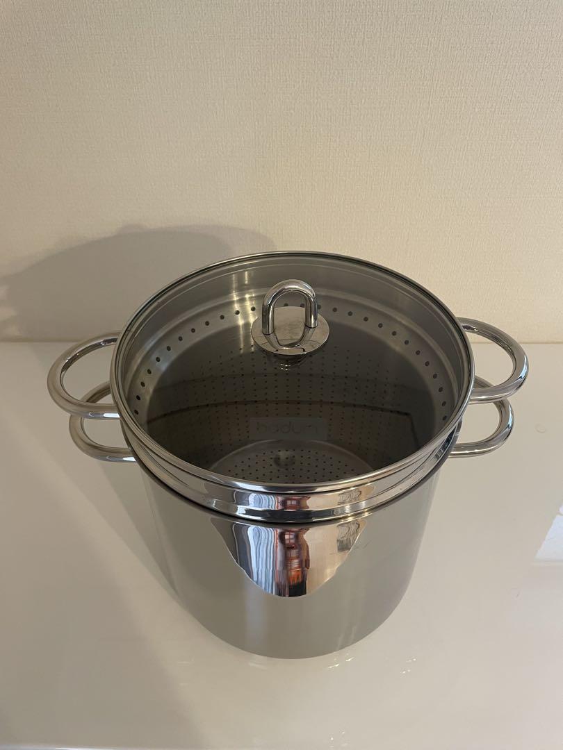 【 bodum 】 シャンポール　ステンレススチール パスタ鍋セット