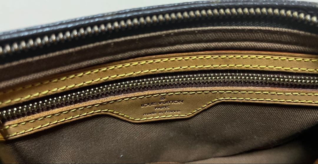 ジャンク品 LOUISVUITTON トロター モノグラム ショルダーバッグ