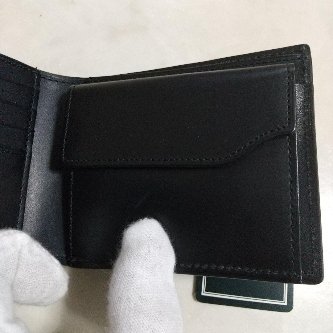美品 未使用レベル SOMES SADDLEブライドルレザー折り財布ソメスサドル