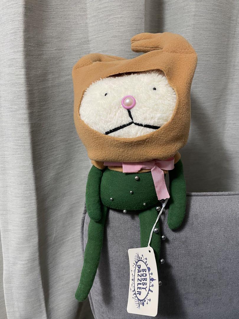 レア商品【白いくまちゃん】ボビーダズラーのぬいぐるみ