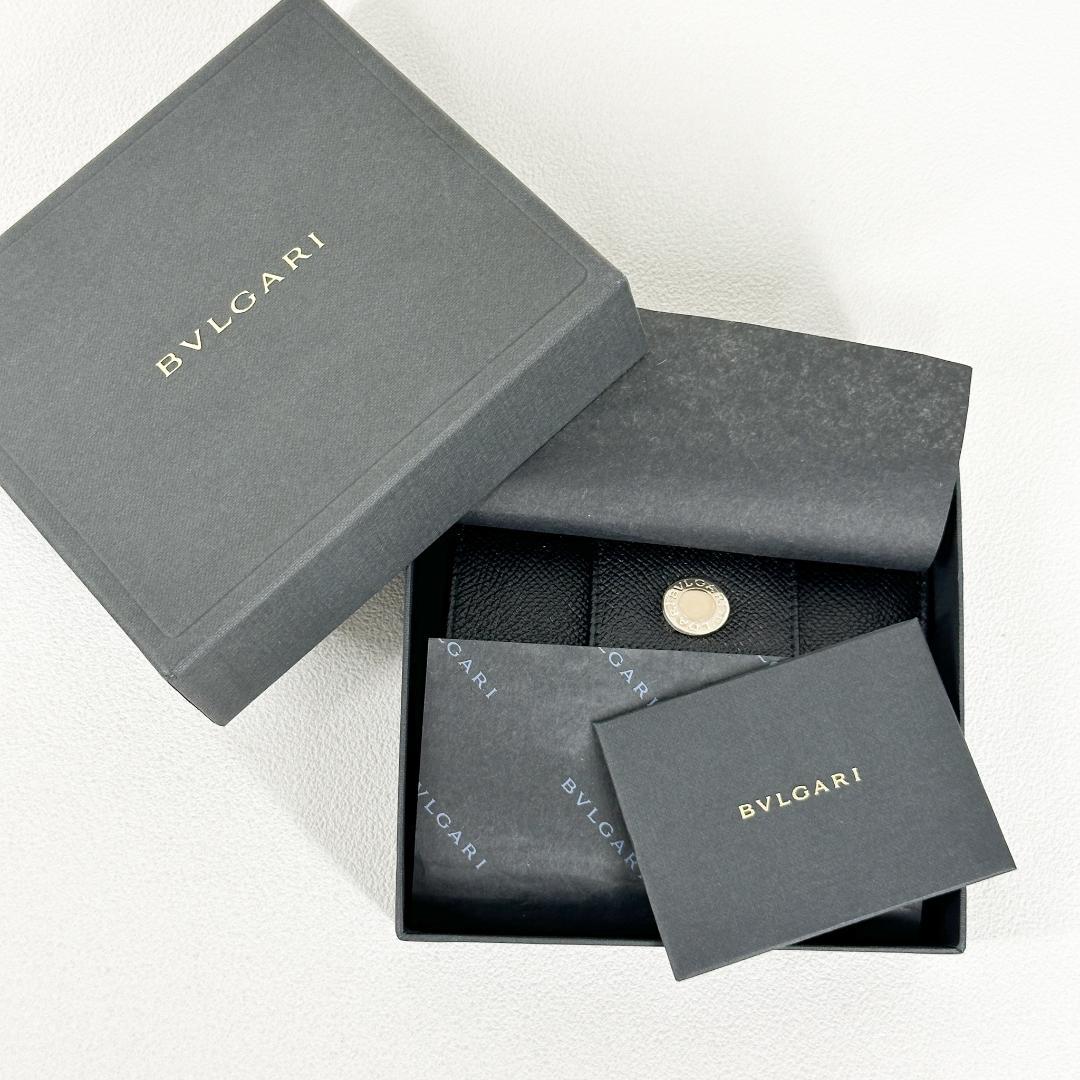 新品未使用 BVLGARI ブルガリ Wホック 折り財布 コンパクトウォレット 画像3