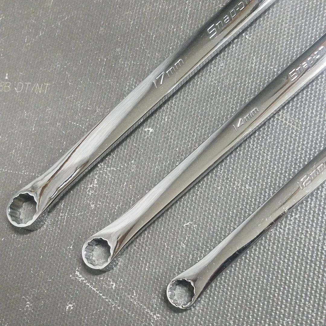 Snap-on ロングストレートラチェッティングレンチ 3本セット HwX1r-m31996472198 スナップオン 新品在庫