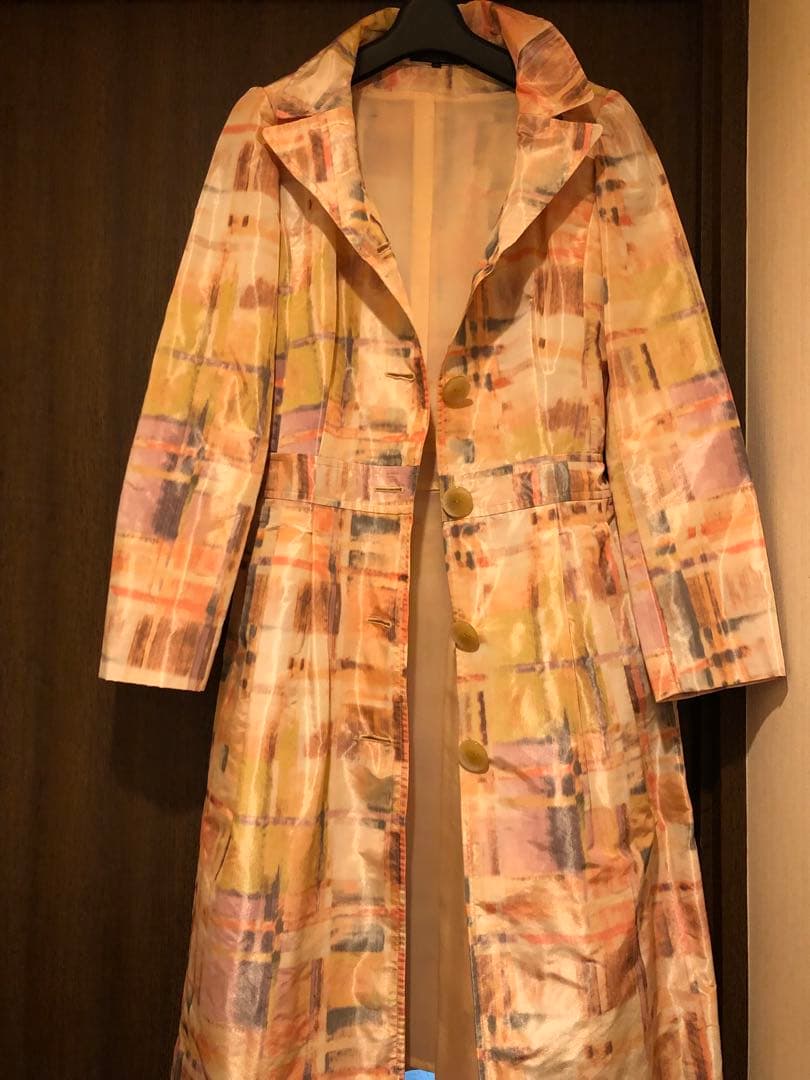 注目ブランド 美品 デュアルビュー スプリングコート 羽織り レイン