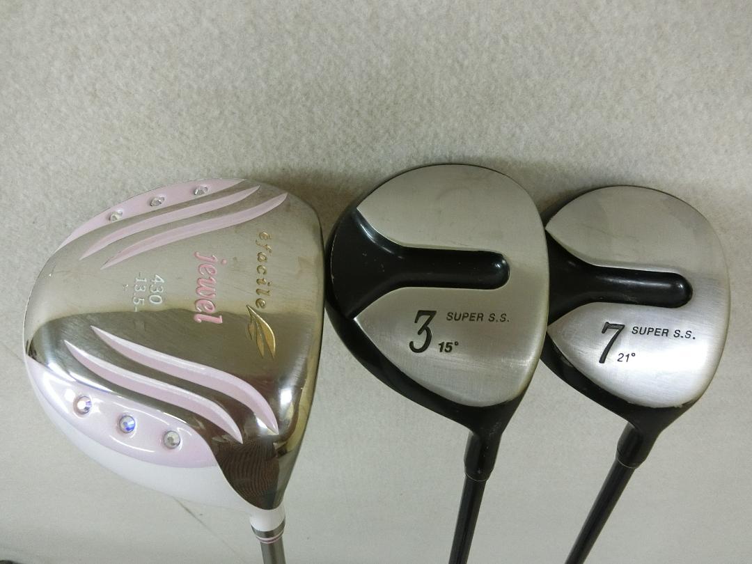 b389 初心者歓迎 ワールドイーグル 等レディースゴルフクラブ１０本セット