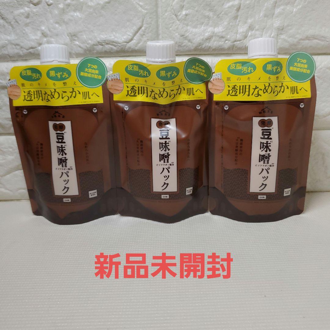 ☆新品未開封☆フォーエス 和肌美泉 発酵・豆味噌イソフラボンパック 3パック