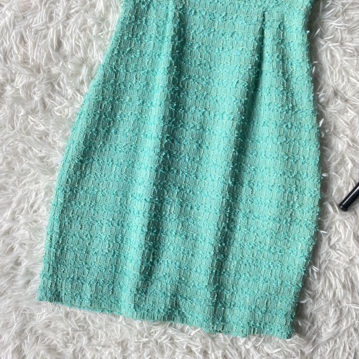 お買い得低価 yu様専用♡美品ケイトスペードひざ丈ワンピース ツイード ティファニーブルー S kyINn-m32000412031 100%新品定番