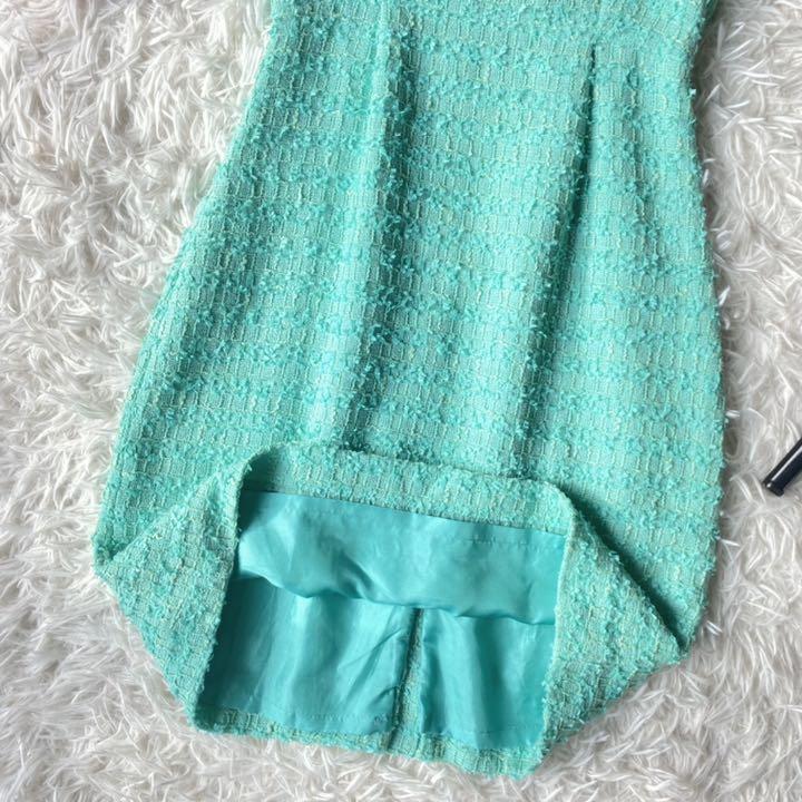 お買い得低価 yu様専用♡美品ケイトスペードひざ丈ワンピース ツイード ティファニーブルー S kyINn-m32000412031 100%新品定番