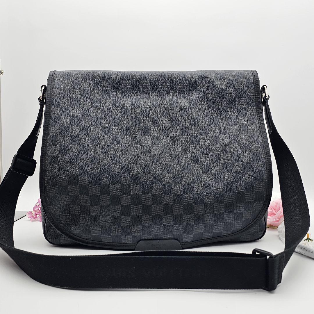 希少品】ルイヴィトン レンツォショルダーバッグ ダミエグラフィット
