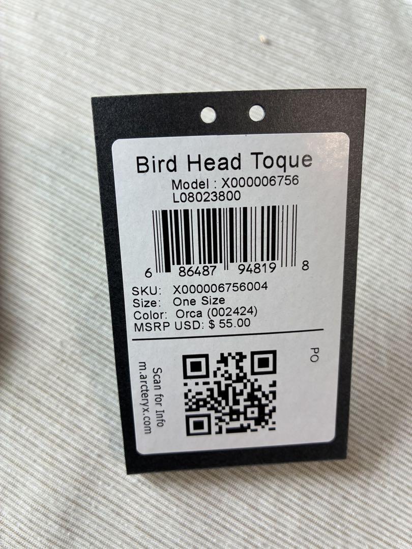 アークテリクス　バードヘッドトーク　オルカ　bird head toque
