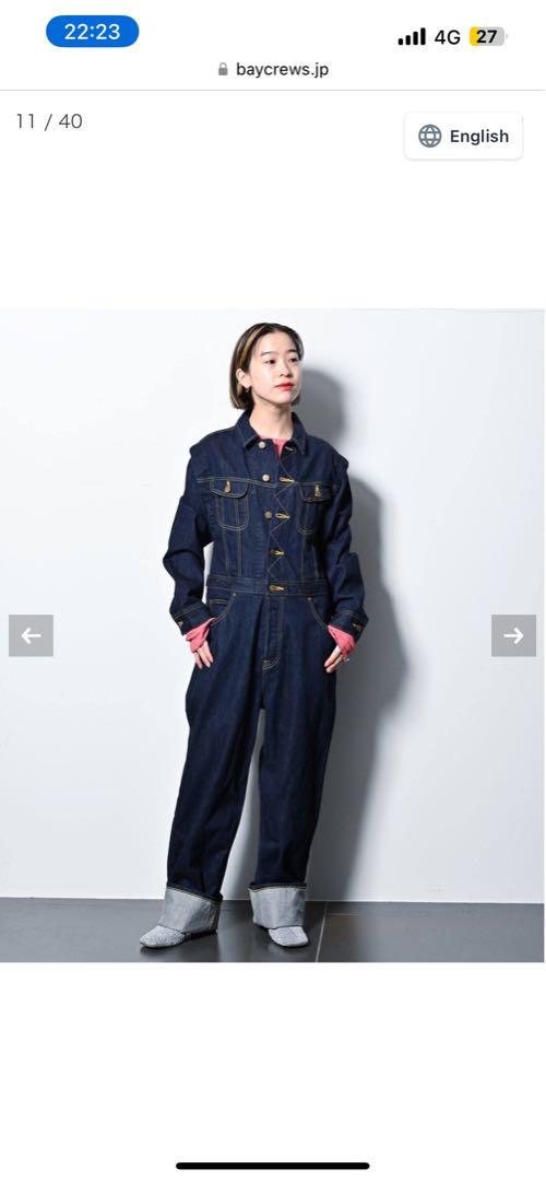 CITYSHOP ×LEE別注 OVERSIZED ジャンプスーツ レディース CITYSHOP ×LEE別注 OVERSIZED ジャンプスーツ レディース