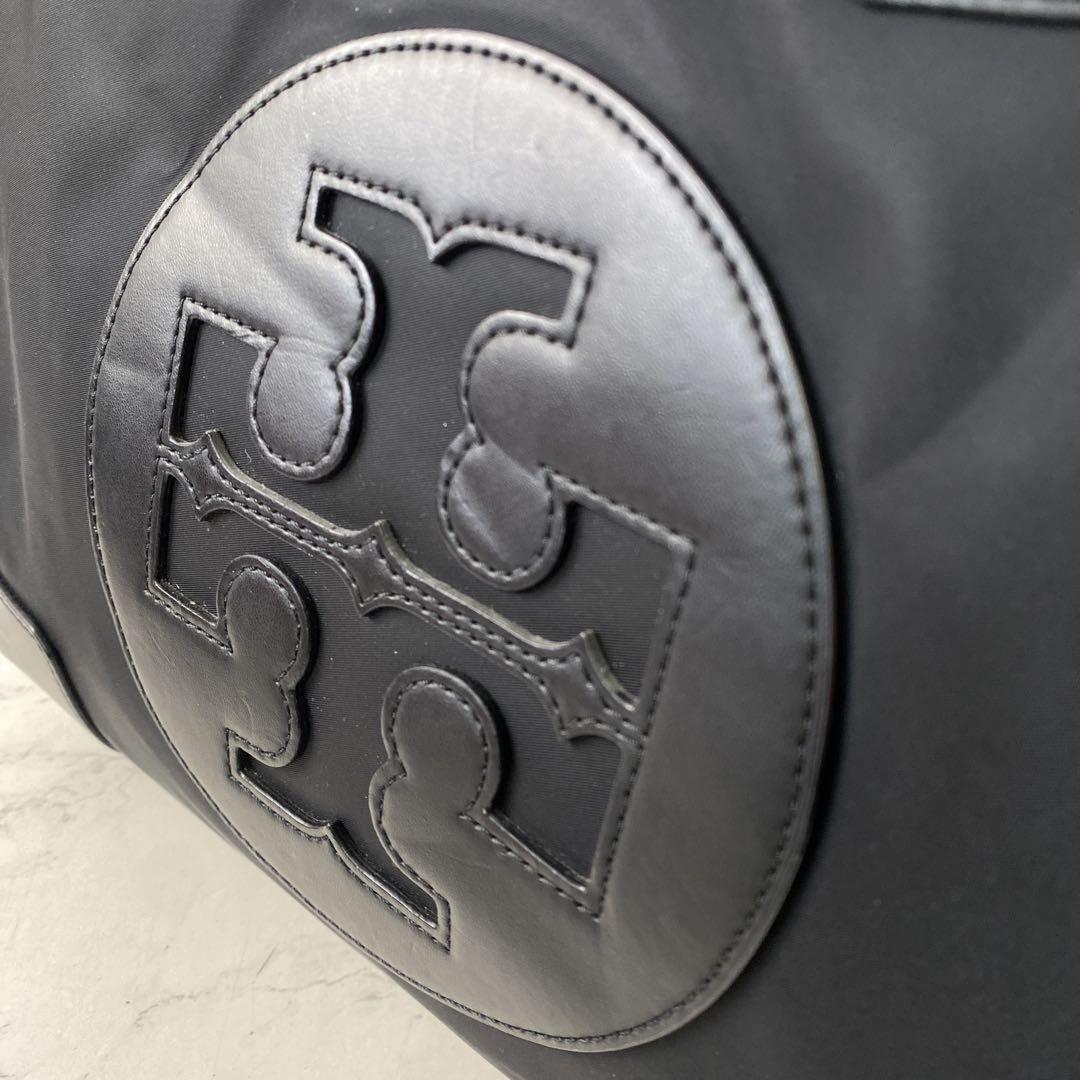 TORY BURCH トリーバーチ ナイロン×PUレザー トートバッグ
