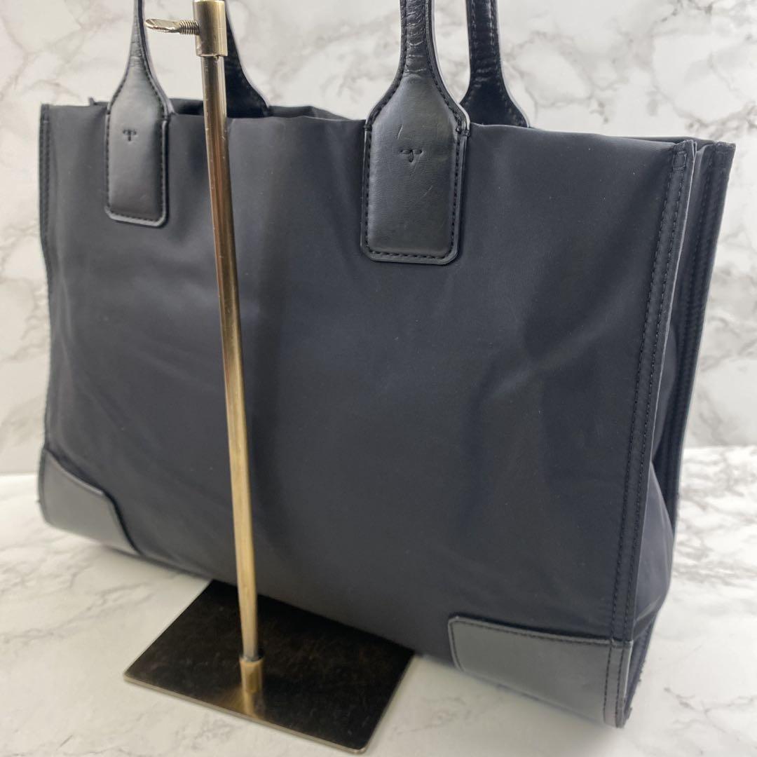 TORY BURCH トリーバーチ ナイロン×PUレザー トートバッグ