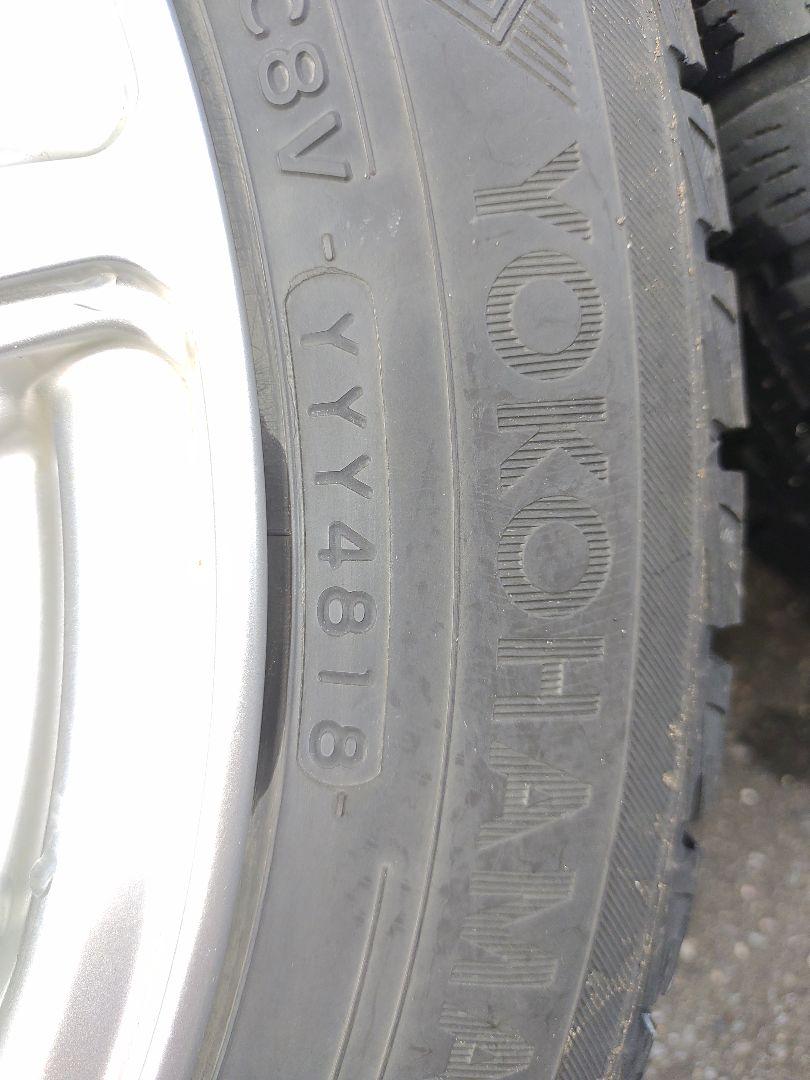 ヨコハマ スタッドレス タイヤホイール 155/65R14 4本中2本 ①