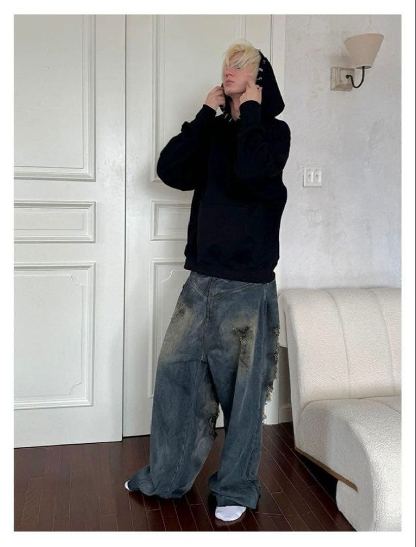 【即購入OK】TRIANGLE PROJECT 23AW バギーデニム　Lサイズ