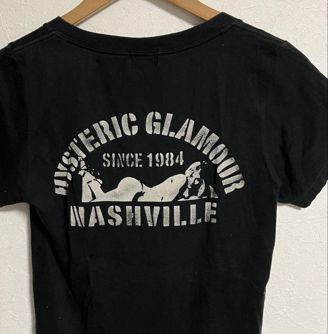HYSTERIC GLAMOUR ブラック Tシャツ　Y2K HYSTERIC GLAMOUR - HYSTERIC GLAMOUR Tシャツ ヒスガール