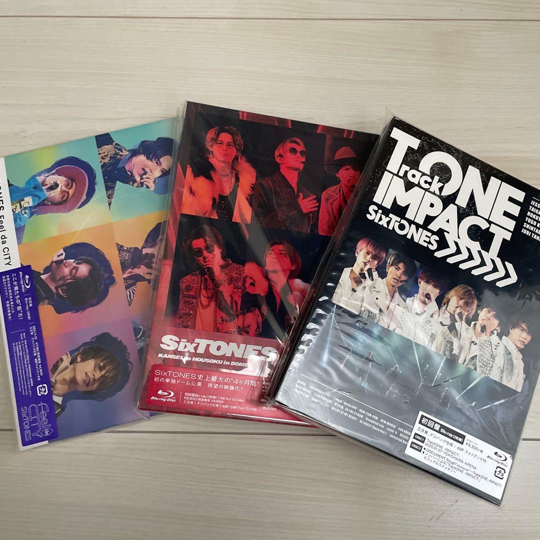 SixTONES Blu-ray 3枚セット